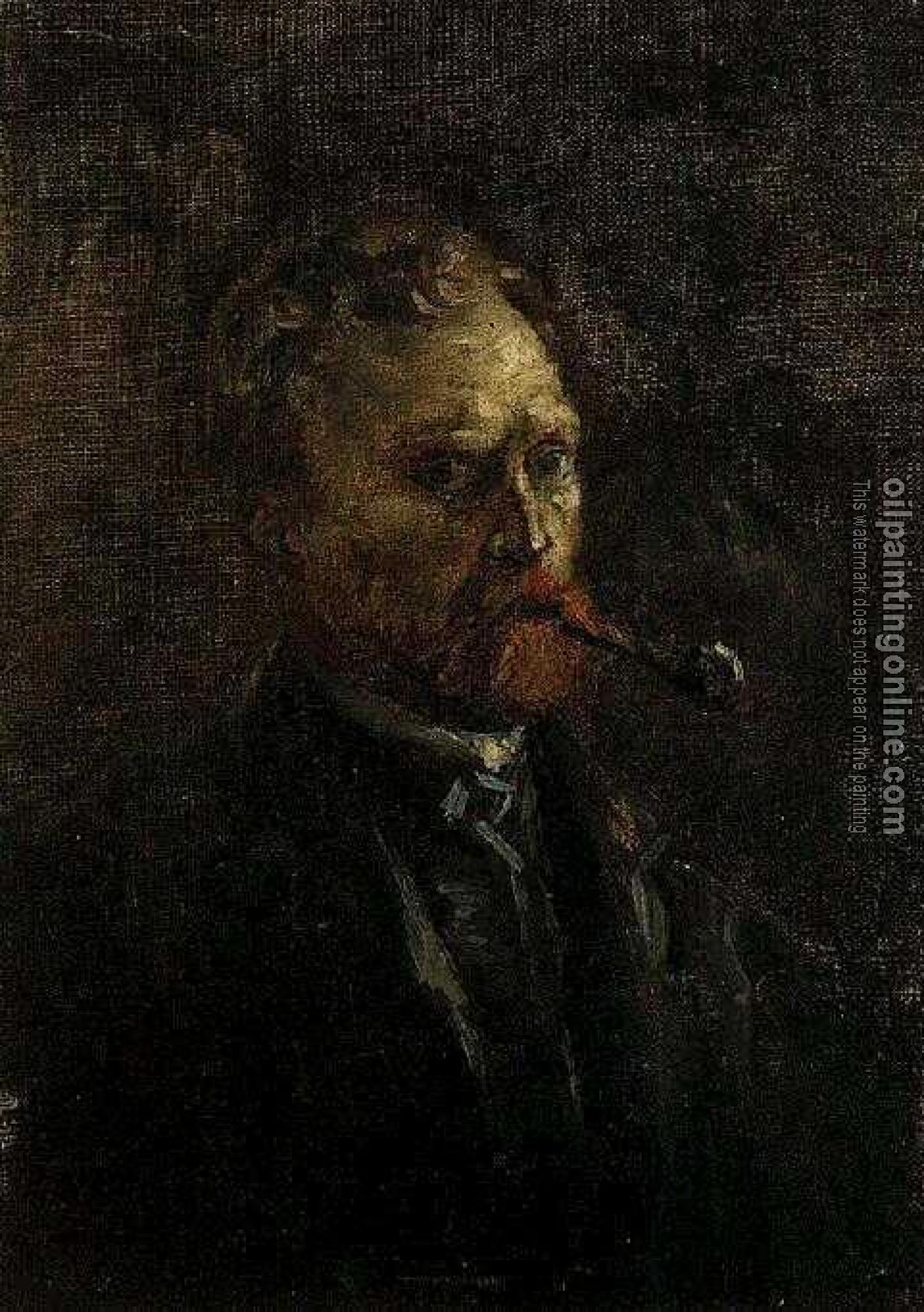Gogh, Vincent van - Self Portrait with Pipe